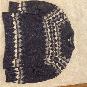 Wool knit sweater